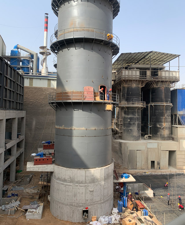 Construction of Lime Kilns was Completed in China - Kerui Refractory