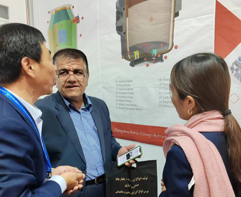 Kerui Offered Refractories and Solutions to Partners at IRAN METALLURGY EXPO 2023