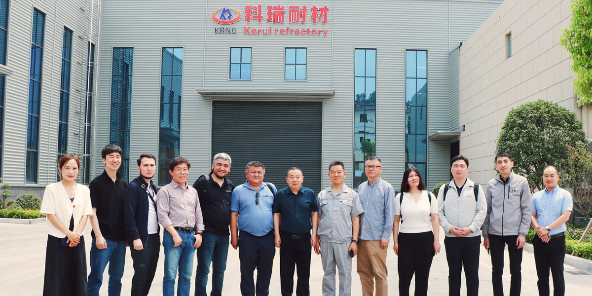 Kazakhstan Customers Visited Kerui Refractory