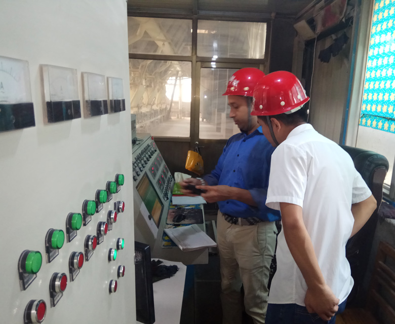 The Visit of An Indian Customer to Kerui Refractory