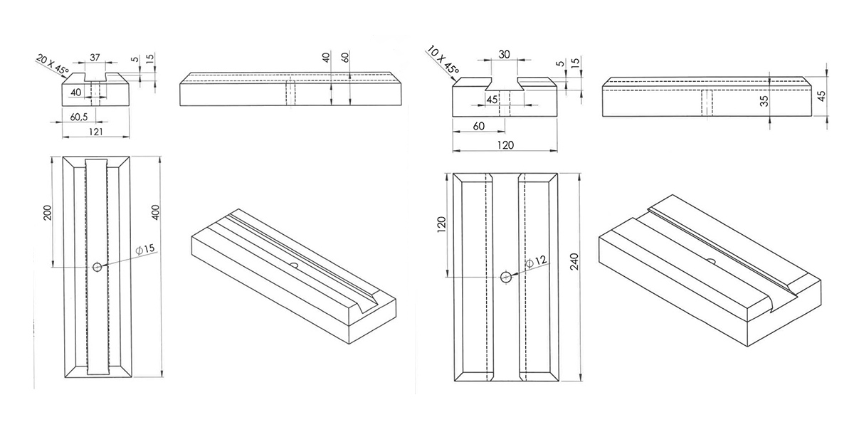 Make Custom Shaped Insulating Fire Bricks According to Drawing