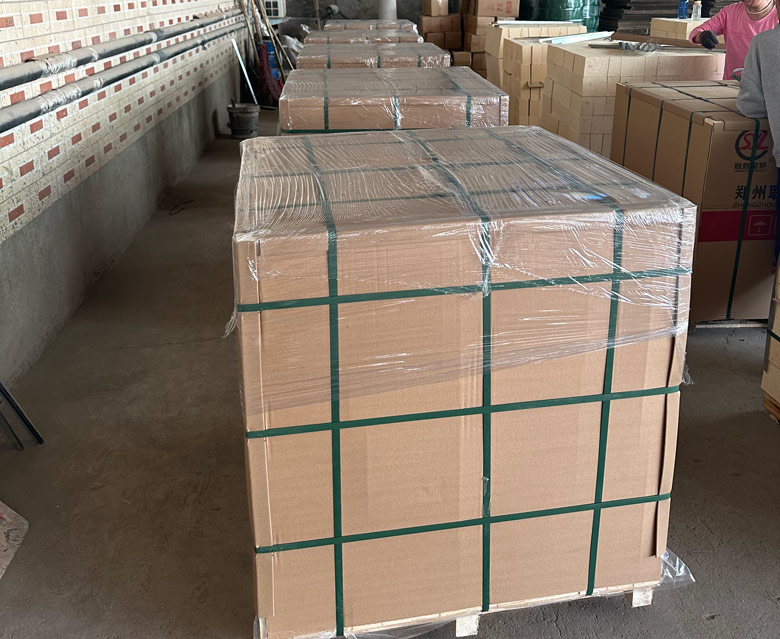 Packaging SK38 High Alunina Refractory Bricks Shipped to South Korea