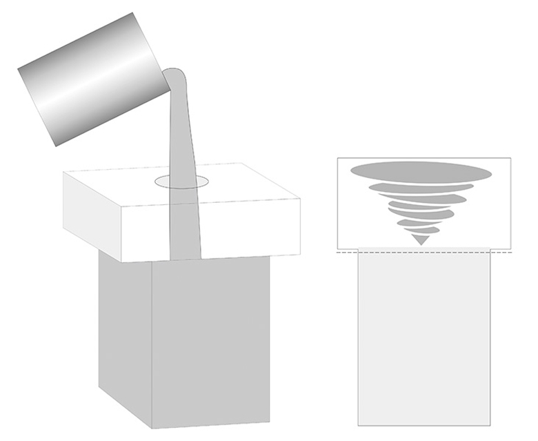 Quasi-Void-Free Casting ZWS of AZS Refractories