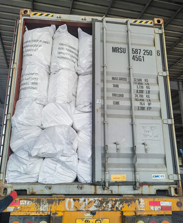 Shipment of Ceramic Fiber Blankets to A Greek Customer in 2025