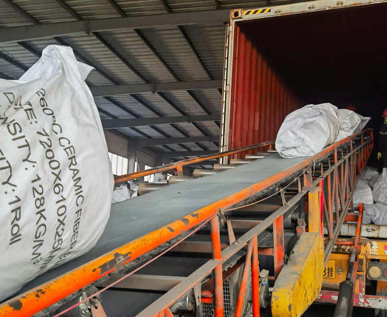 Shipment of Kerui Ceramic Fiber Blankets to A Greek Customer in January 2025