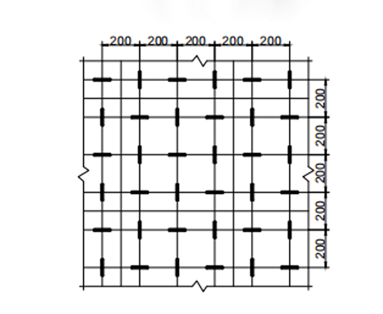 V Refractory Anchoring Parts Design