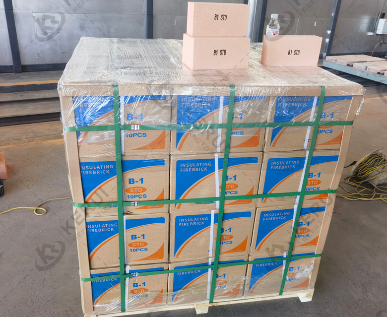 2GP Fireclay Insulation Bricks Exported to South Korea