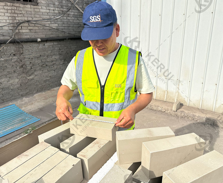 Inspection of Kerui Acid Proof Tiles to Algeria In April 2025
