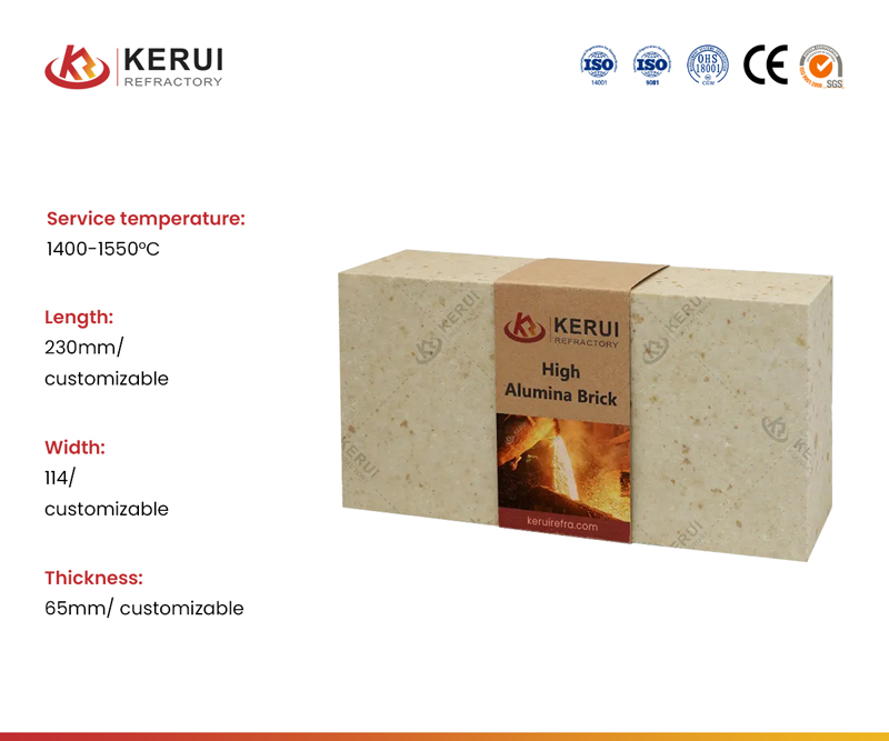 Kerui High Alumina Refractory Brick