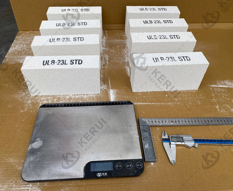 Checking of Mullite Insulation Bricks for South Korean Customer