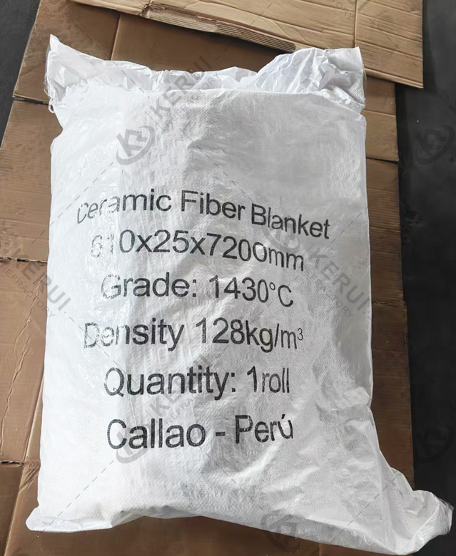 Kerui Ceramic Fiber Blanket Shipment to Peru in 2025