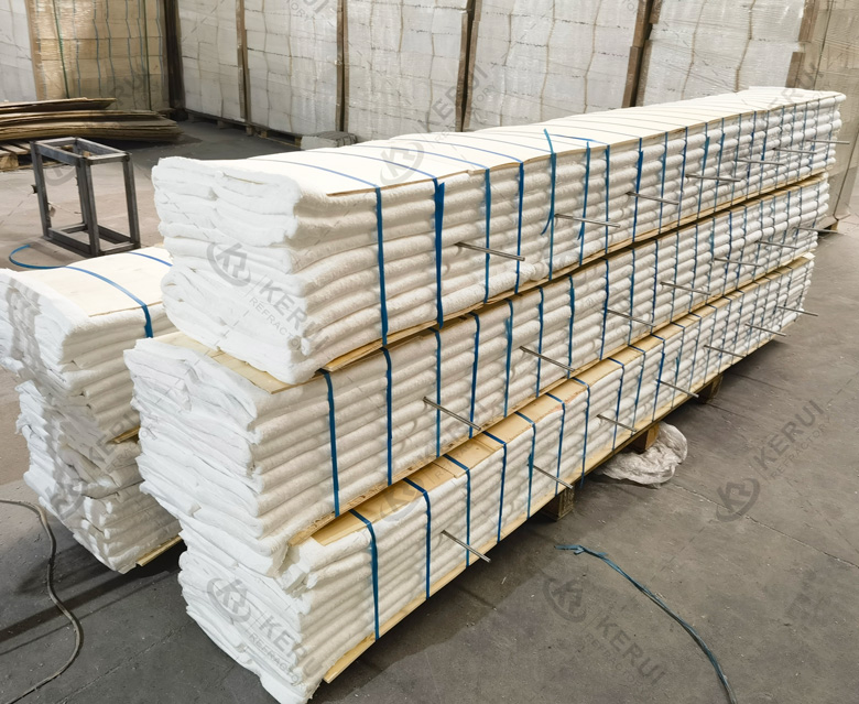 Production of Kerui Ceramic Fiber Module AT Factory