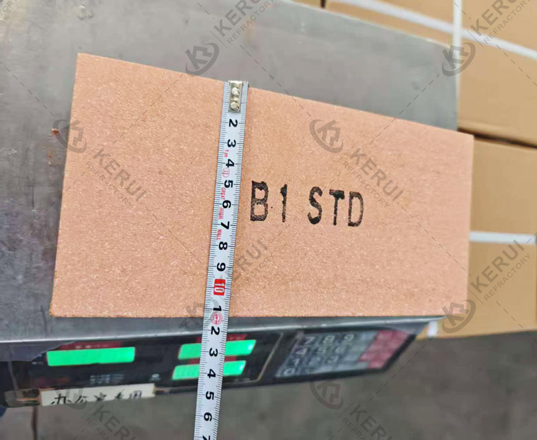 Checking of B1 Insulation Bricks Exported To South Korea In 2025