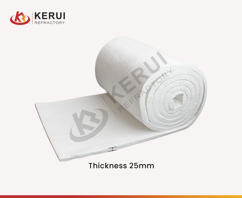 Kerui Ceramic Fiber Insulation Blanket 25mm