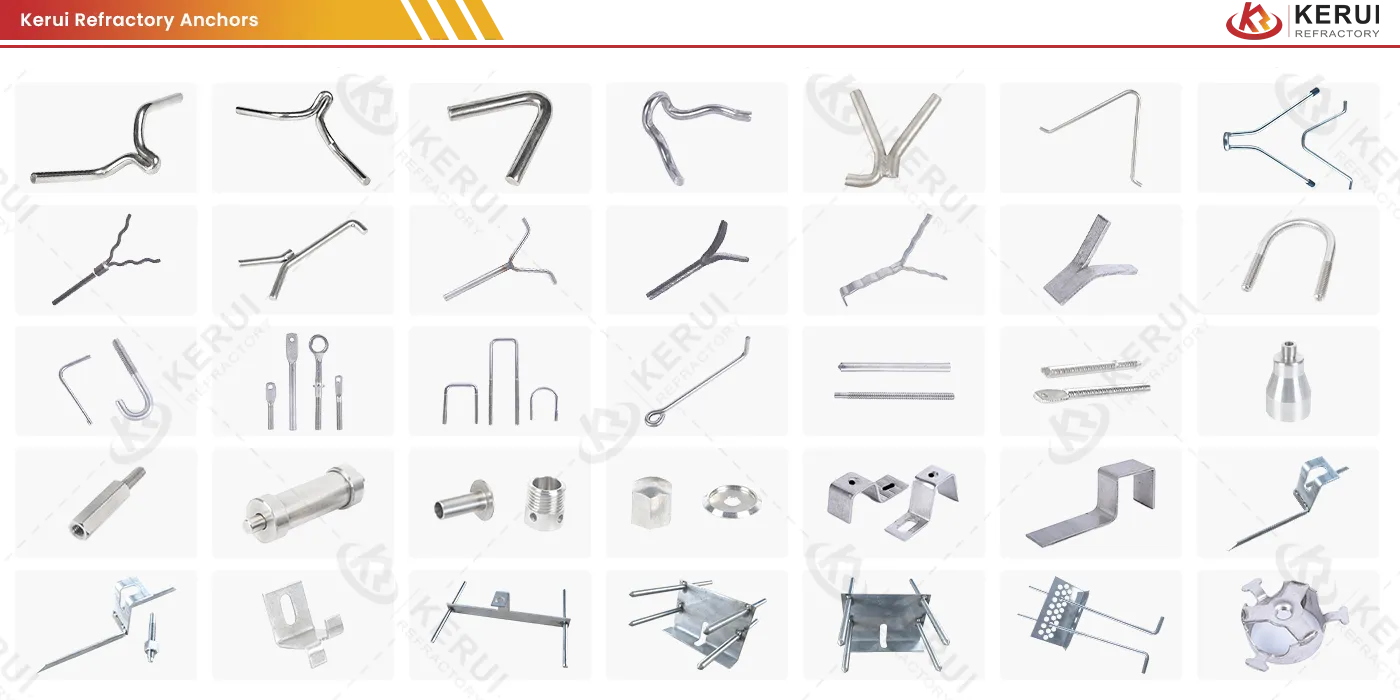 Kerui Refractory Anchors Types