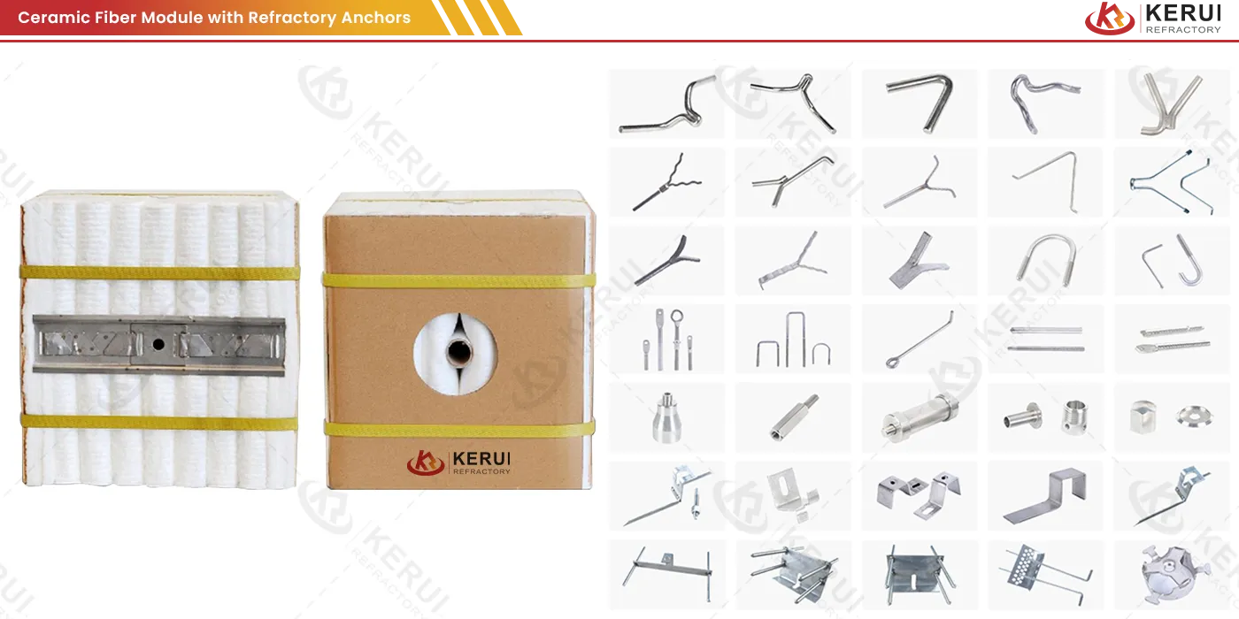 Kerui Z Block Insulation with Ceramic Fiber Anchors