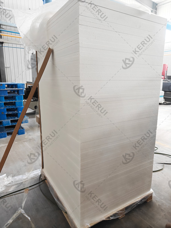 Package of Kerui Ceramic Fiber Insulation Board Shipped To Hungary In August 2025