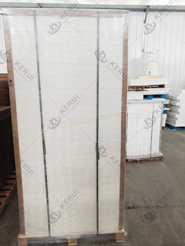 Package of Kerui Ceramic Fiber Refractory Board Shipped To Hungary In August 2025