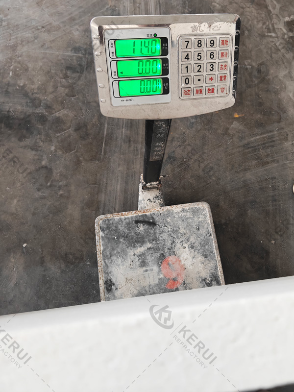 Thickness of Kerui Ceramic Fiber Insulation Board Shipped To Hungary In August 2025