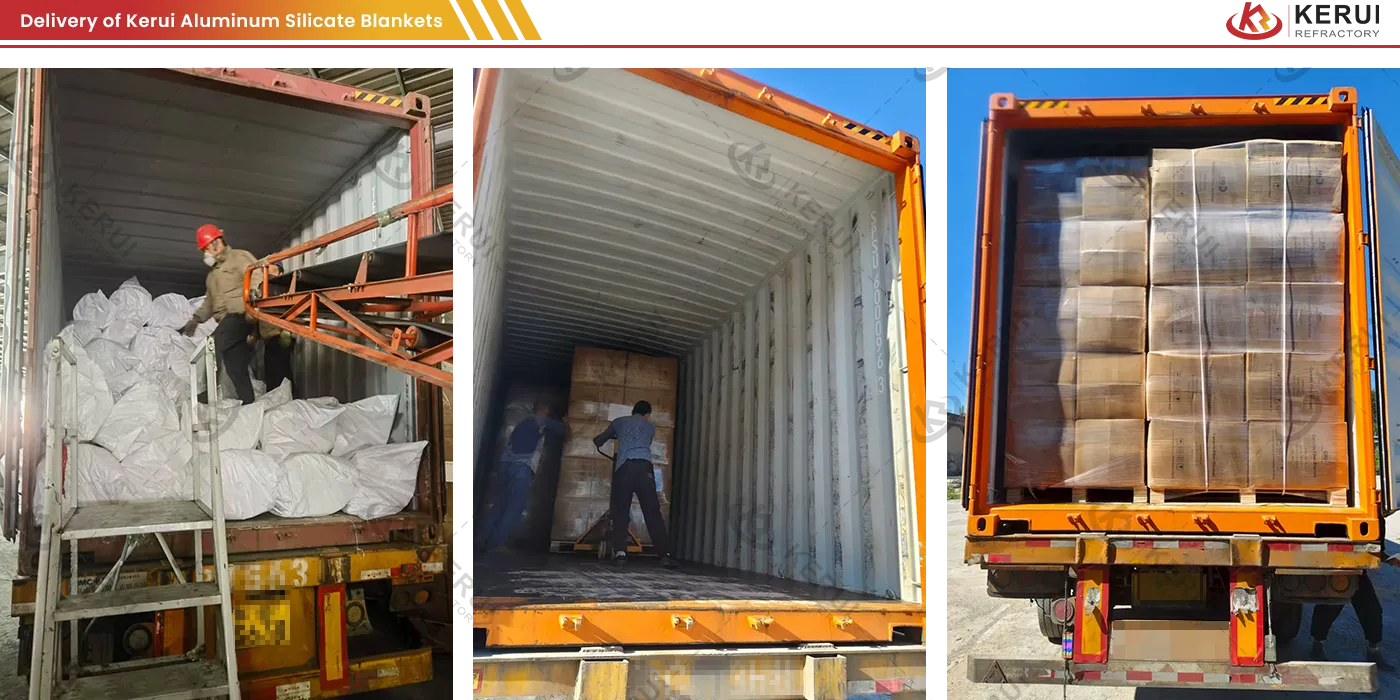 Delivery of Kerui Aluminum Silicate Blankets for Sale