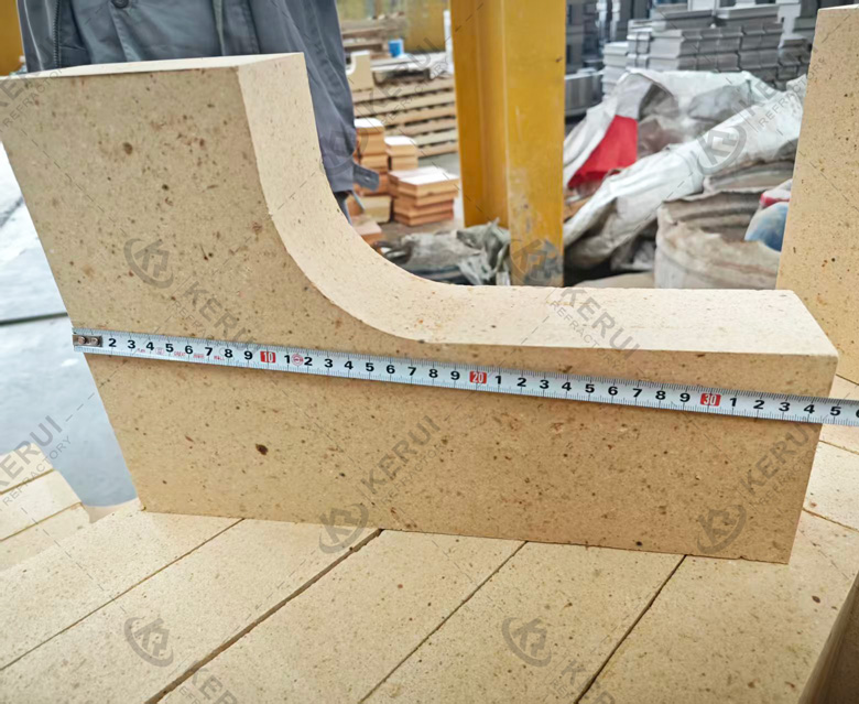 Kerui 65% High Alumina Corner Refractory Bricks Shipped to Indonesia in 2025