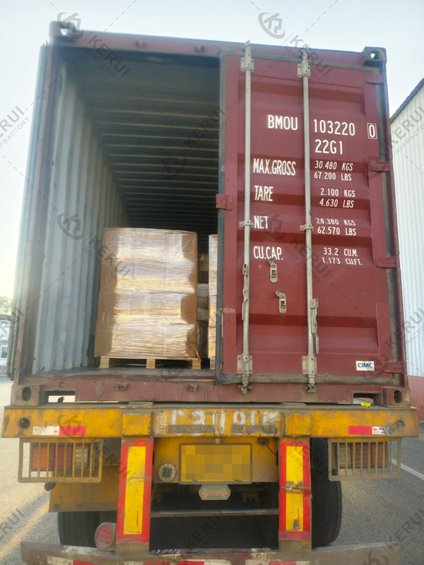 Kerui Aluminum Silicate Blankets Shipped To Italy In September 2025