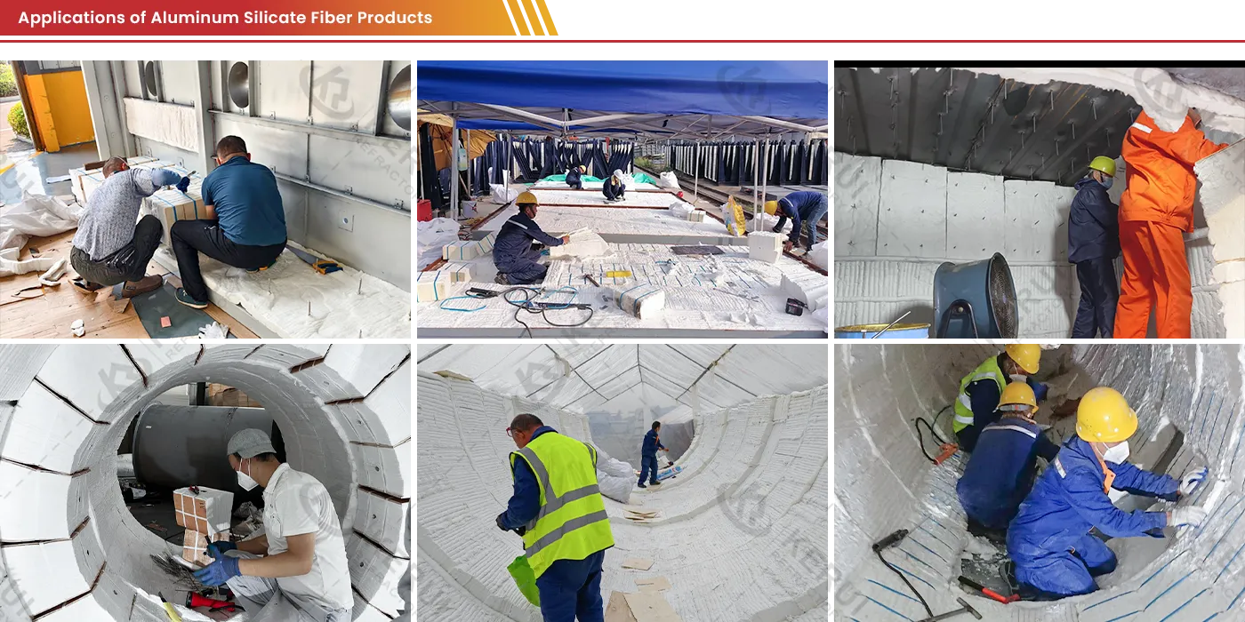 Meet Your Industrial Applications of Aluminum Silicate Fiber Products