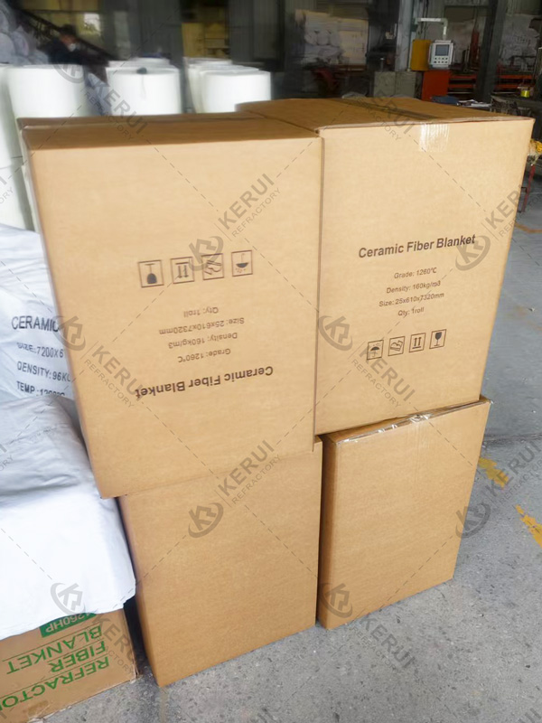 Package of Kerui Aluminum Silicate Blankets Shipped To Italy In September 2025
