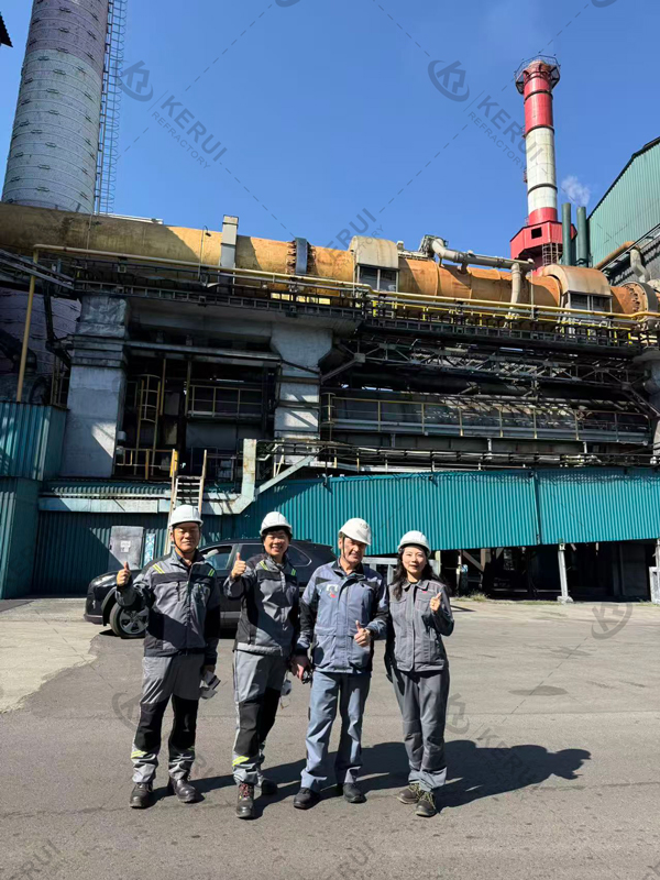 Kerui Refractory Deepens Cooperation with On-site Support at RUSAL in September 2025 - Calcined Petroleum Coke Rotary Kiln Refractories