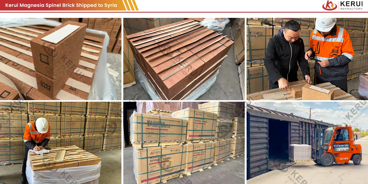 Kerui Spinel Refractory Bricks Are Applied Worldwide