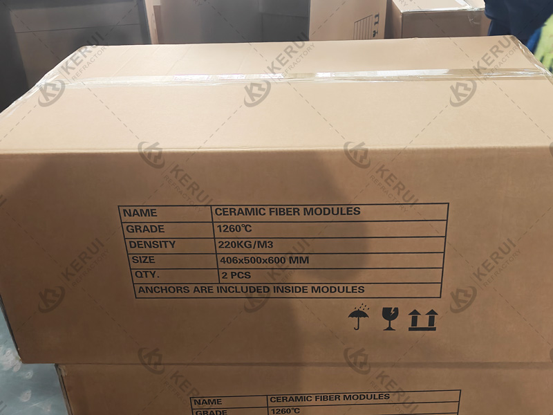 Package of Ceramic Fiber Module for Mexican Industry In September 2025