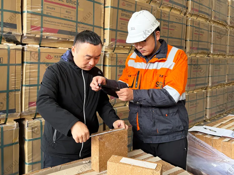 SGS Testing-Second Batch Shipment of Magnesium Spinel Brick to Syria in October 2025