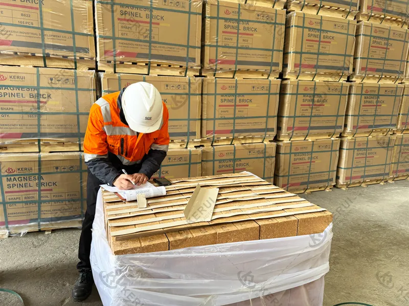 Second Batch Shipment of Magnesium Spinel Brick to Syria for Cement Kiln Lining in October 2025