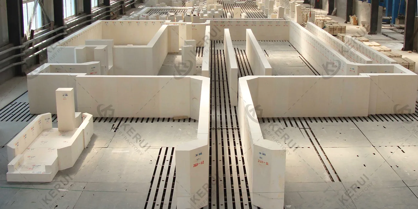 Applications of Fused Cast Alpha Beta Corundum ZIRCON AZS Blocks in Glass Industry