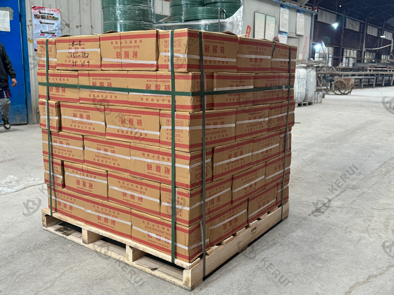 Delivery of the Second Batch Of Kerui Acid Resistant Tiles to Vietnam In November 2025