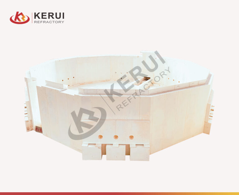 Fused AZS Bricks for 90 Tons Of Glassware Blood Electric Furnace Per Day