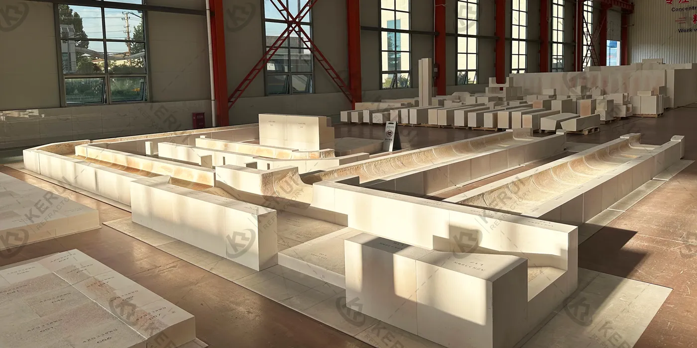 Kerui AZS Refractory Bricks for Glass Tank