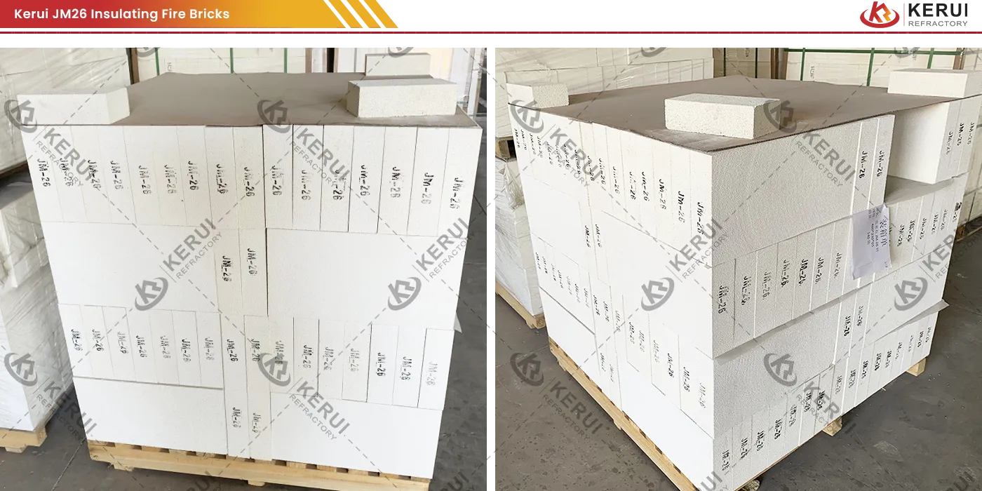 Kerui JM26 Insulation Bricks for Furnaces and Kilns Insulation