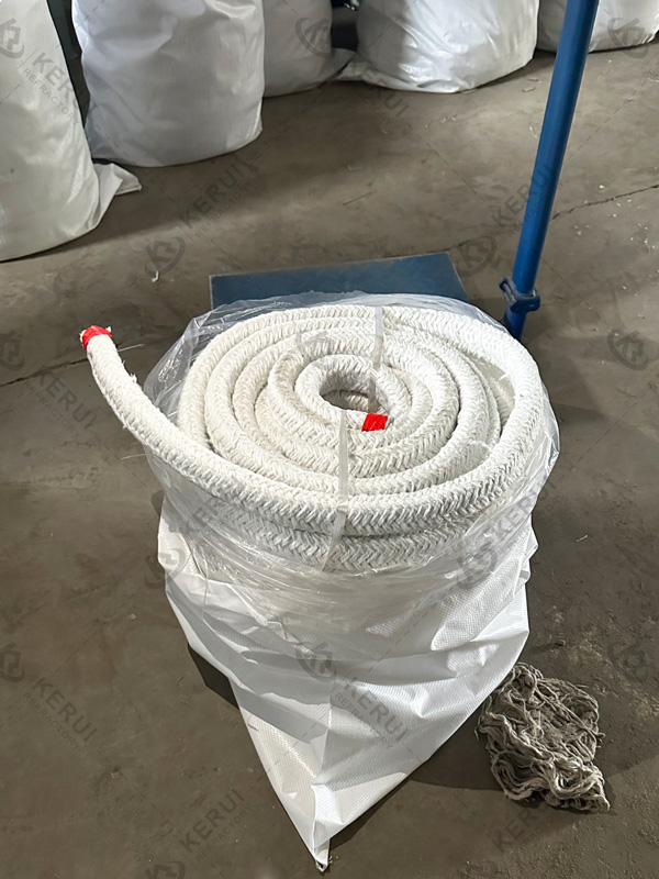 Multiple Kerui Ceramic Fiber Insulation Round Ropes to Morocco in November 2025