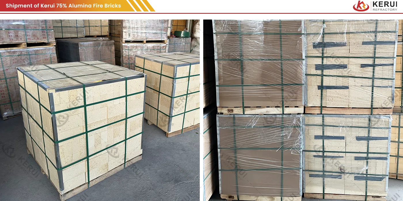 Shipment of Kerui 75% High Alumina Bricks in November 2025