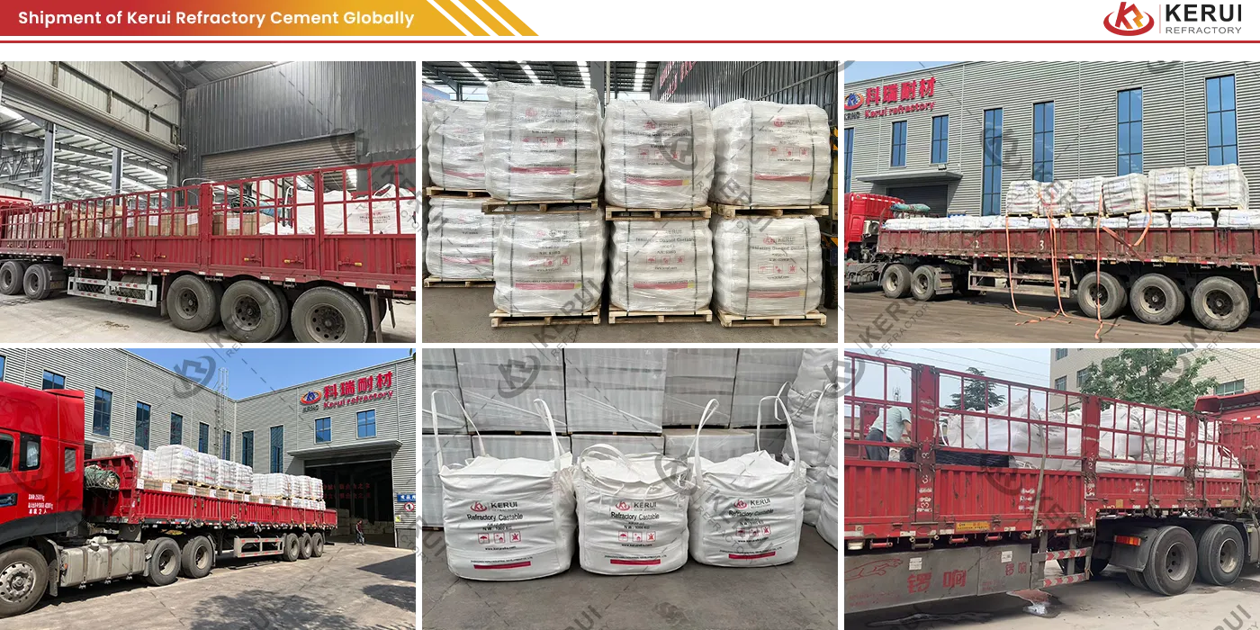 Shipment of Kerui Monolithic Refractory Cement to the World