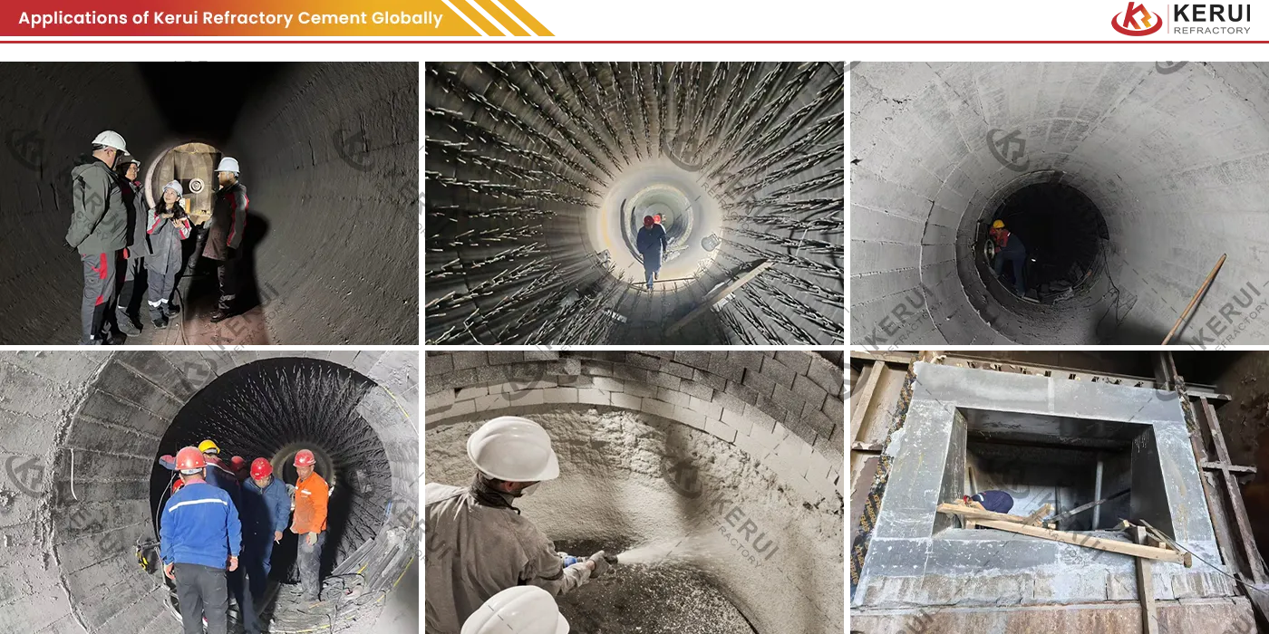Wide Applications of Kerui High-temperature Refractory Cement
